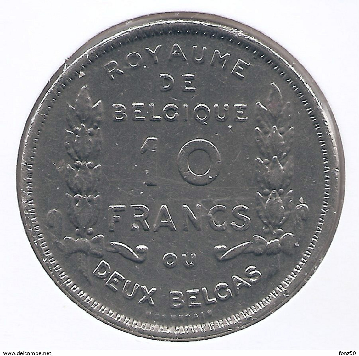 ALBERT I * 10 Frank / 2 Belga 1930 Frans  Pos A * Z.Fraai / Prachtig  * Nr 9723 - 10 Frank & 2 Belgas