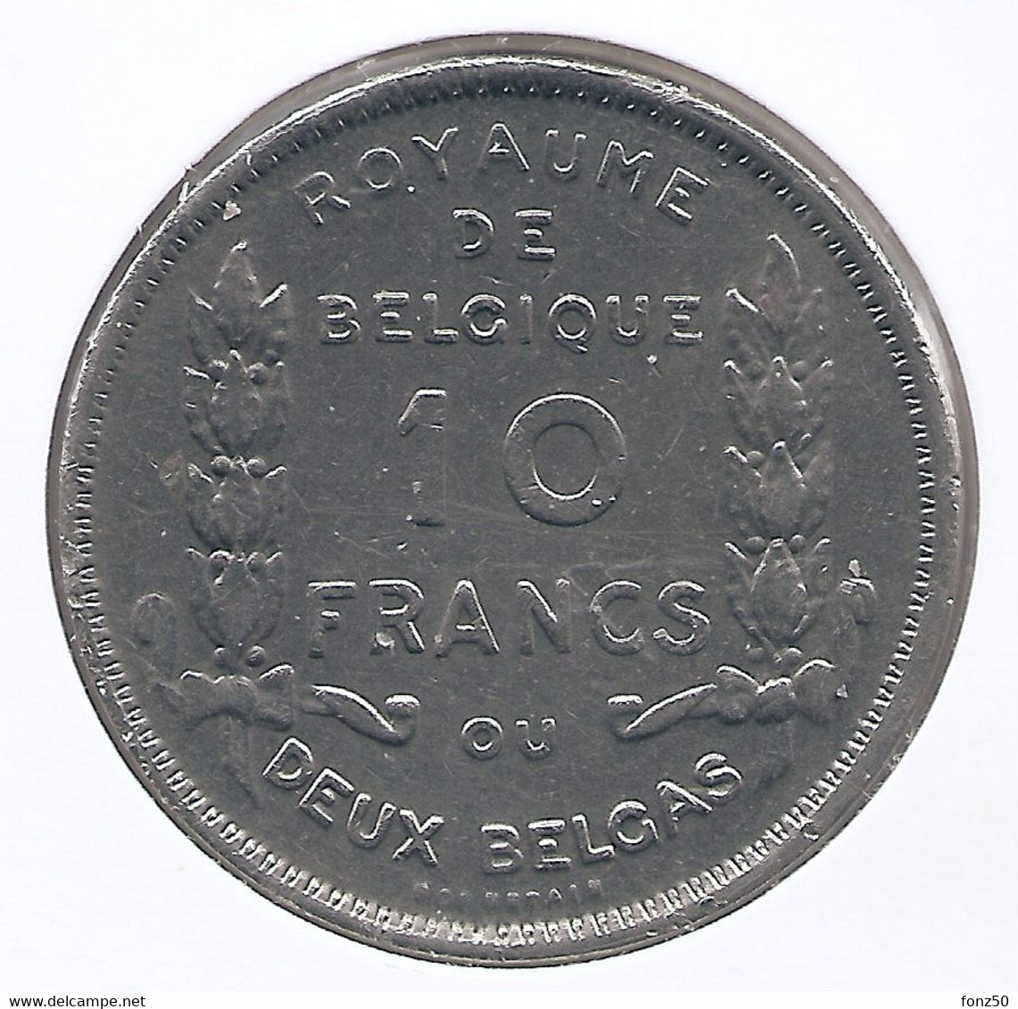 ALBERT I * 10 Frank / 2 Belga 1930 Frans  Pos A * Z.Fraai / Prachtig  * Nr 9723 - 10 Francs & 2 Belgas