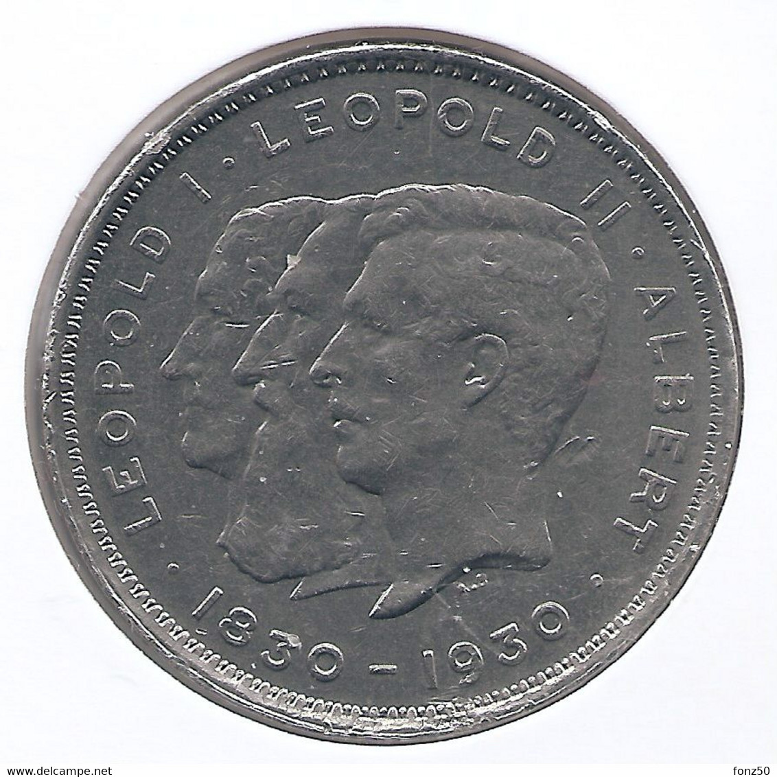 ALBERT I * 10 Frank / 2 Belga 1930 Frans  Pos A * Z.Fraai / Prachtig  * Nr 9723 - 10 Francs & 2 Belgas