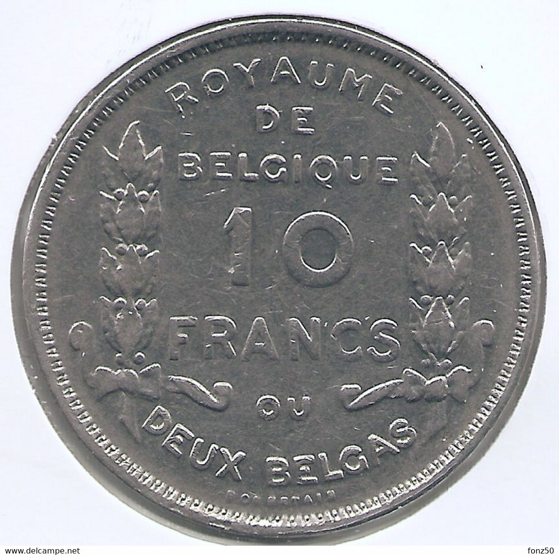ALBERT I * 10 Frank / 2 Belga 1930 Frans  Pos B * Prachtig  * Nr 9943 - 10 Frank & 2 Belgas