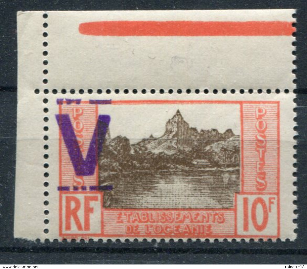 Océanie   78 **   Surchargé V - Unused Stamps