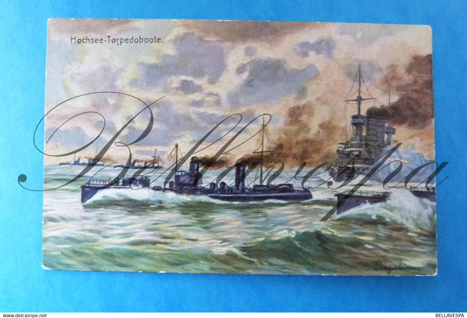 Hochsee-Torpedoboote. 9-04-1910 Marine Serie  Verlag A. Rosenthal Bremen - Guerre