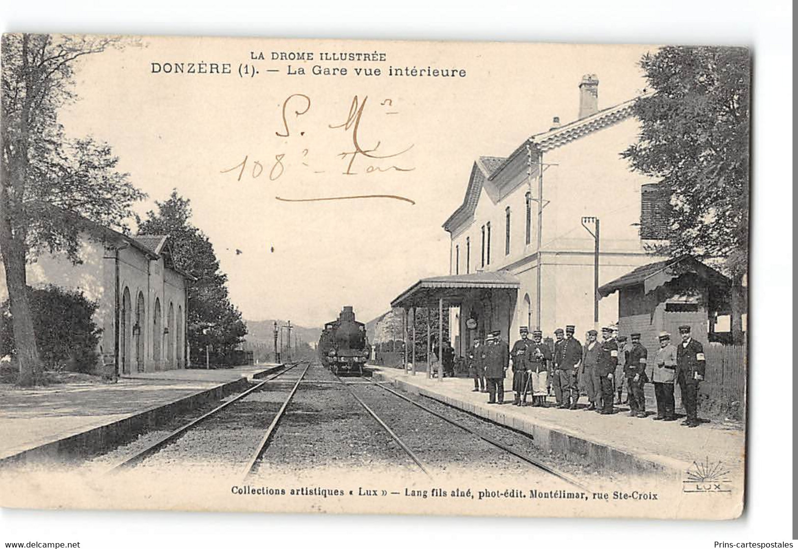 CPA 26 Donzere La Gare Train - Donzere