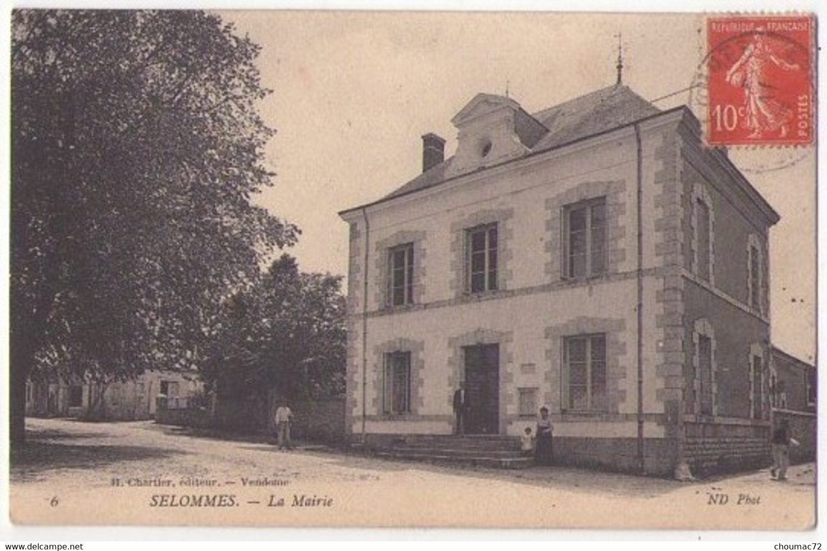 (41) 1075, Selommes, Chartier 6, La Mairie - Selommes