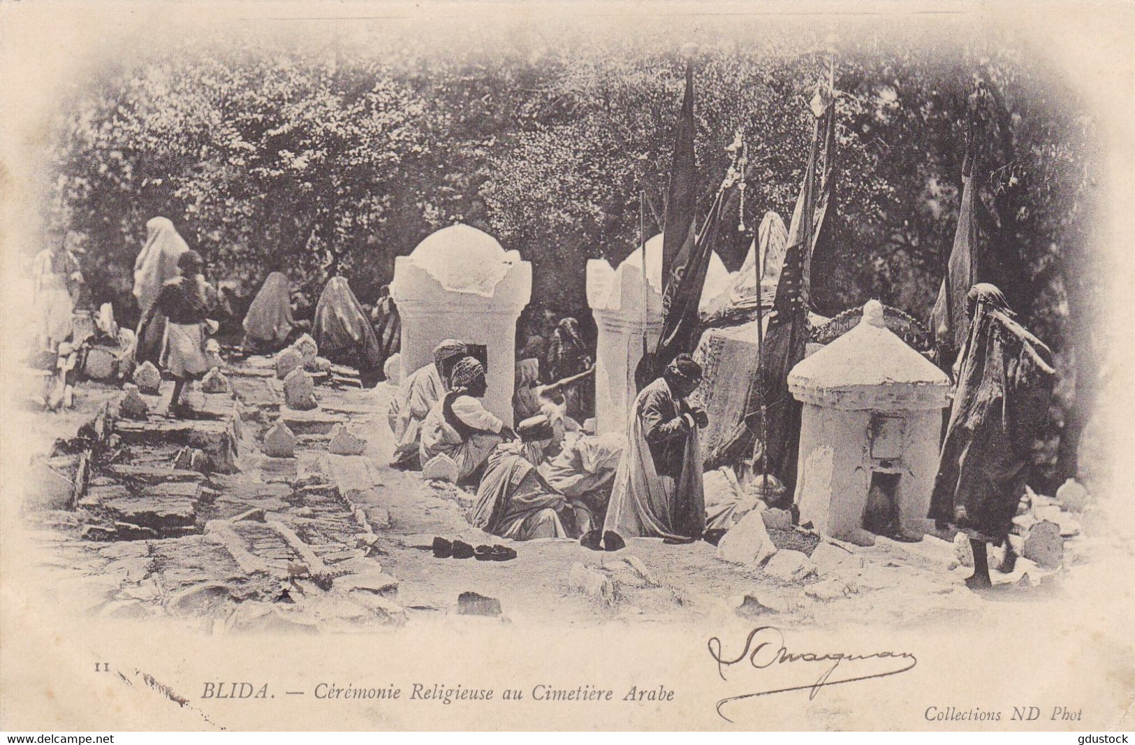 Algérie - Blida - Cérémonie Religieuse Au Cimetière Arabe - Blida