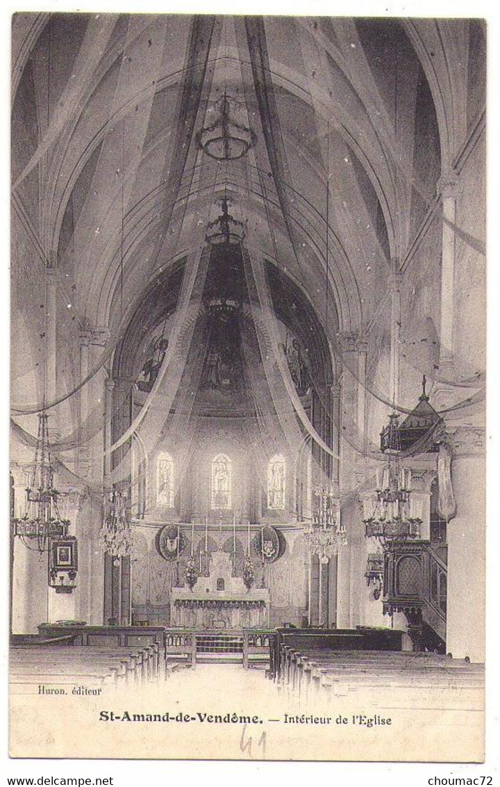 (41) 1999, Saint St Amand De Vendome, Huron, Intérieur De L'église - Saint Amand Longpre