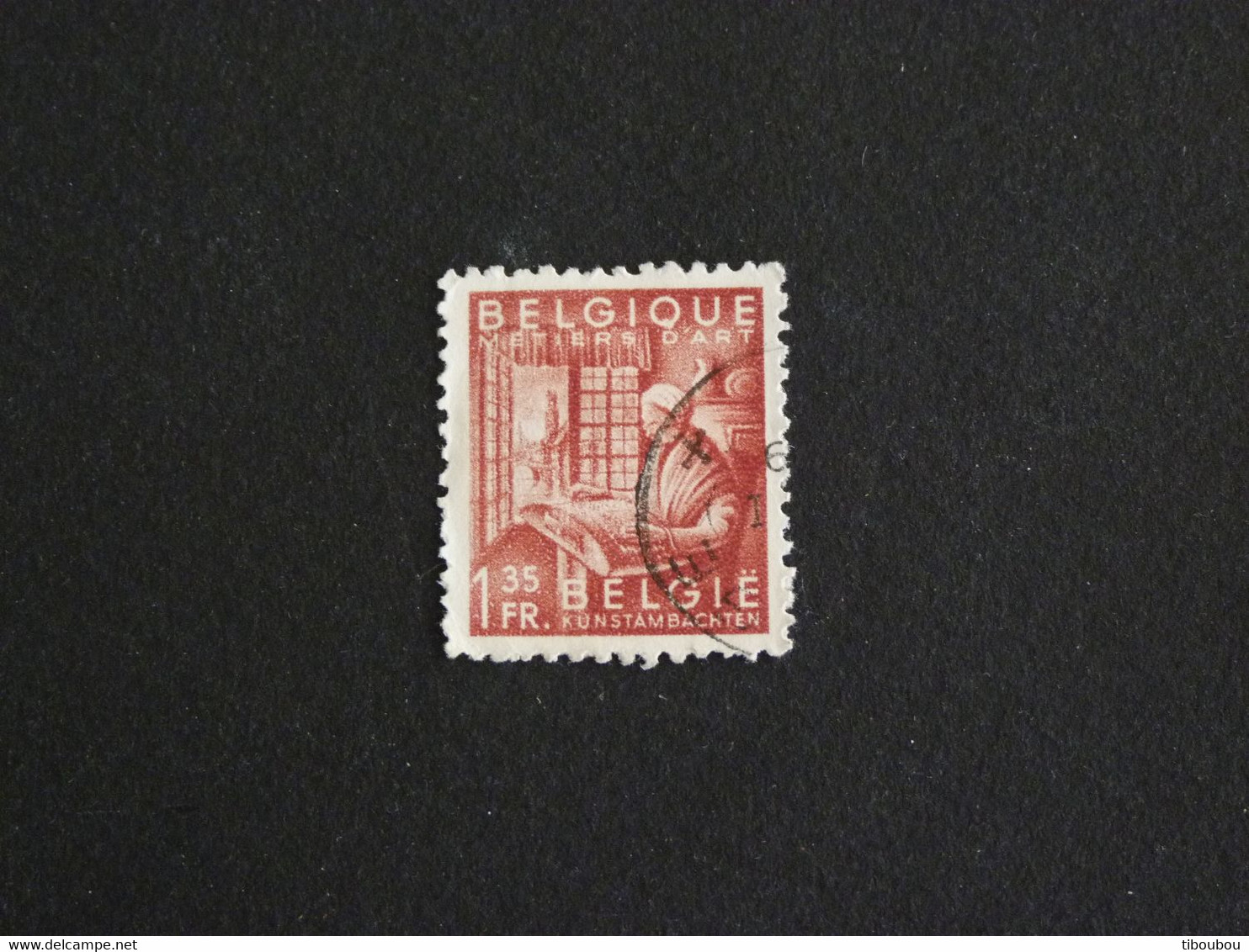 BELGIQUE BELGIE BELGIUM YT 763 OBLITERE - EXPORTATION DENTELLES - 1948 Export