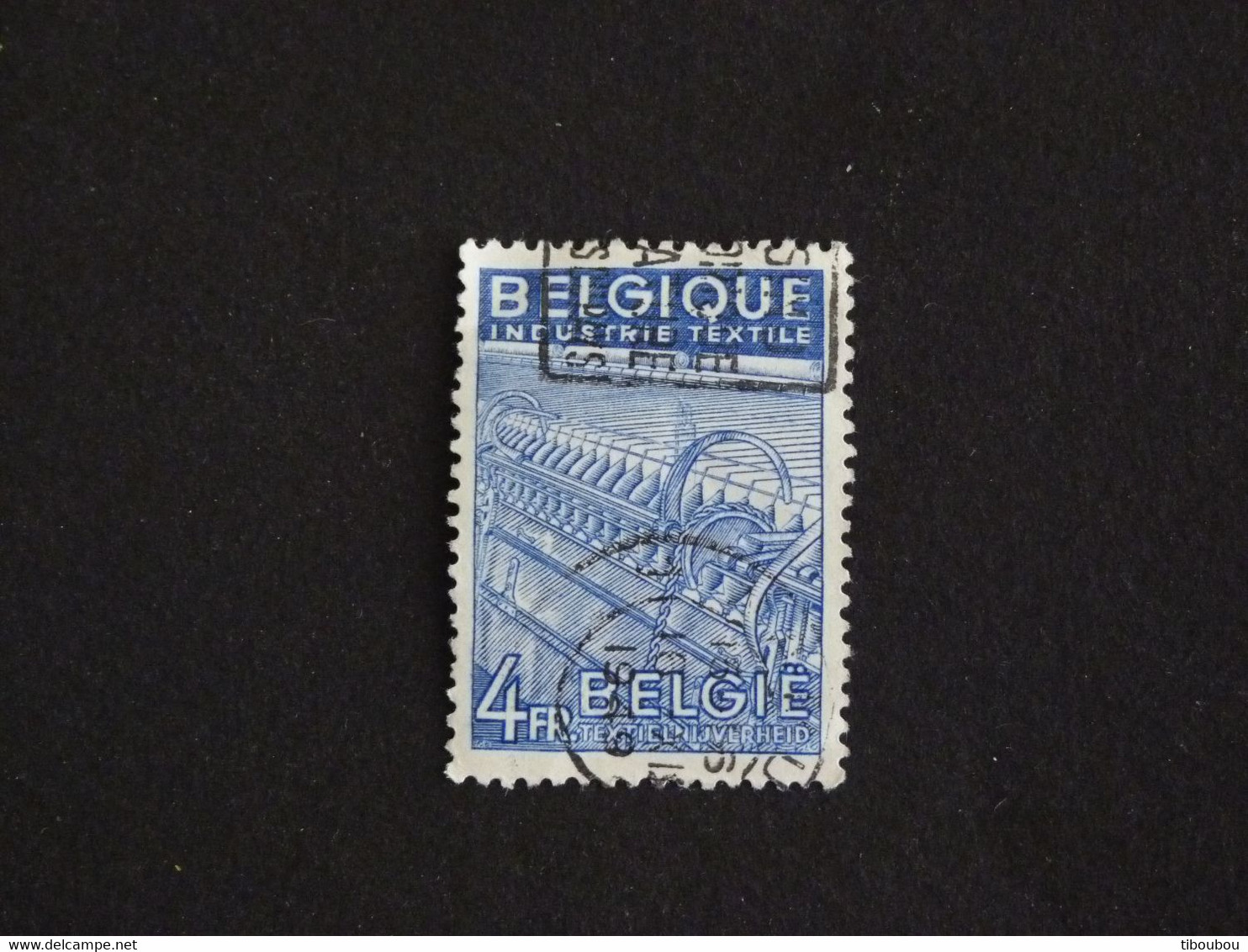 BELGIQUE BELGIE BELGIUM YT 770 OBLITERE - FILATURES - 1948 Export