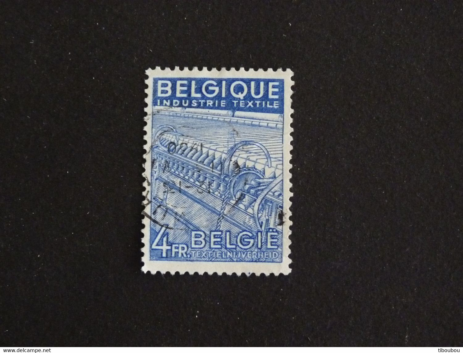 BELGIQUE BELGIE BELGIUM YT 770 OBLITERE - FILATURES - 1948 Exportation