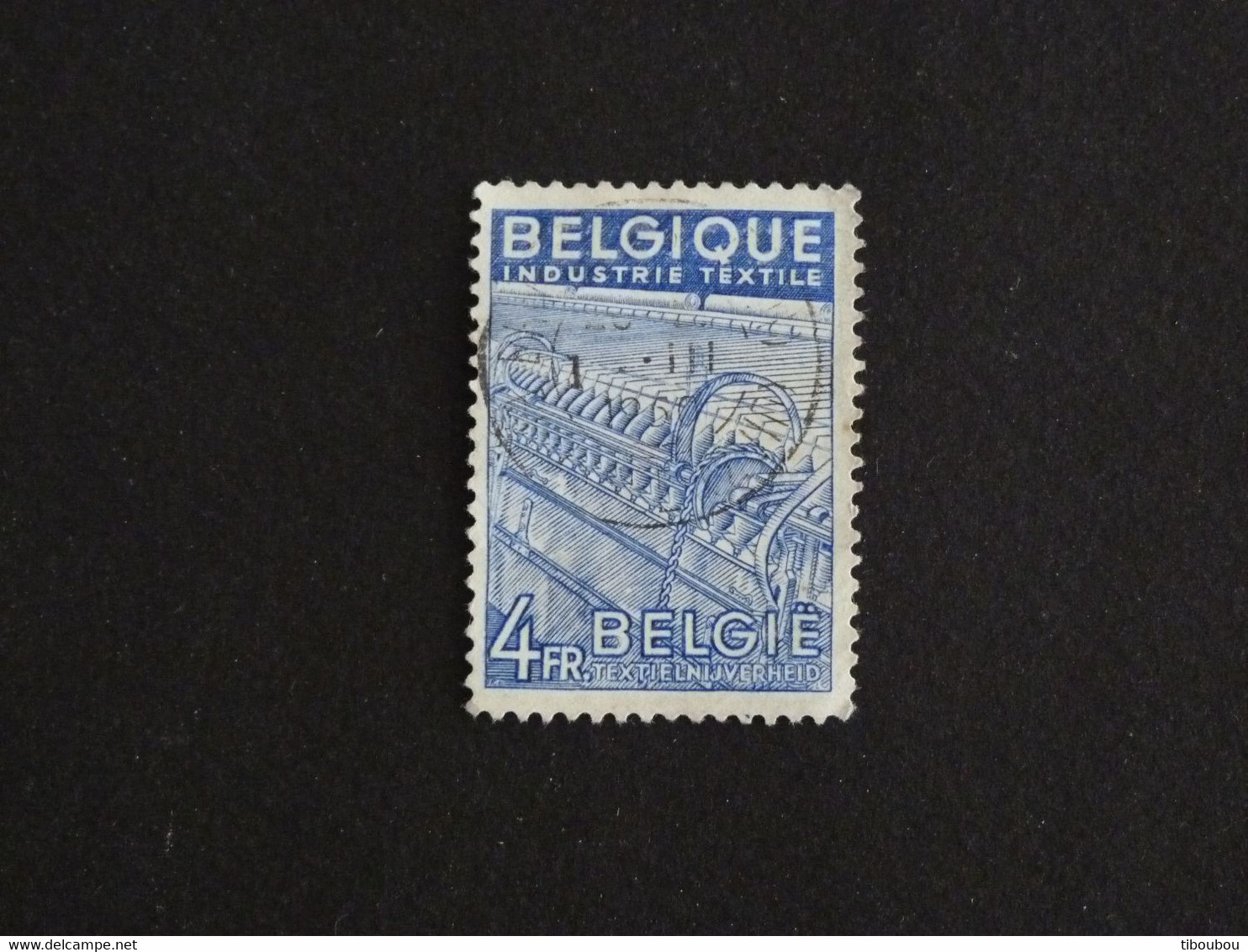 BELGIQUE BELGIE BELGIUM YT 770 OBLITERE - FILATURES - 1948 Exportación