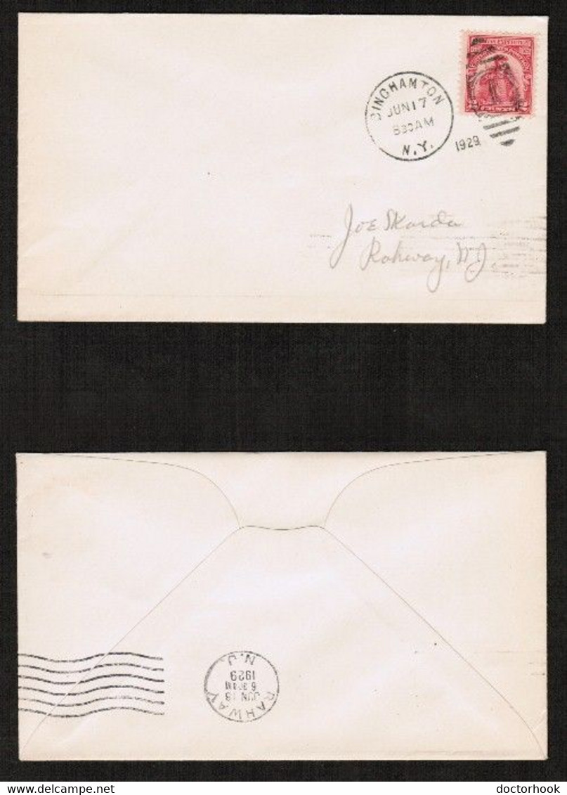 U.S.A.   Scott #657 On FIRST DAY COVER.---(JUNE/17/1929)---COVER 424 - 1851-1940