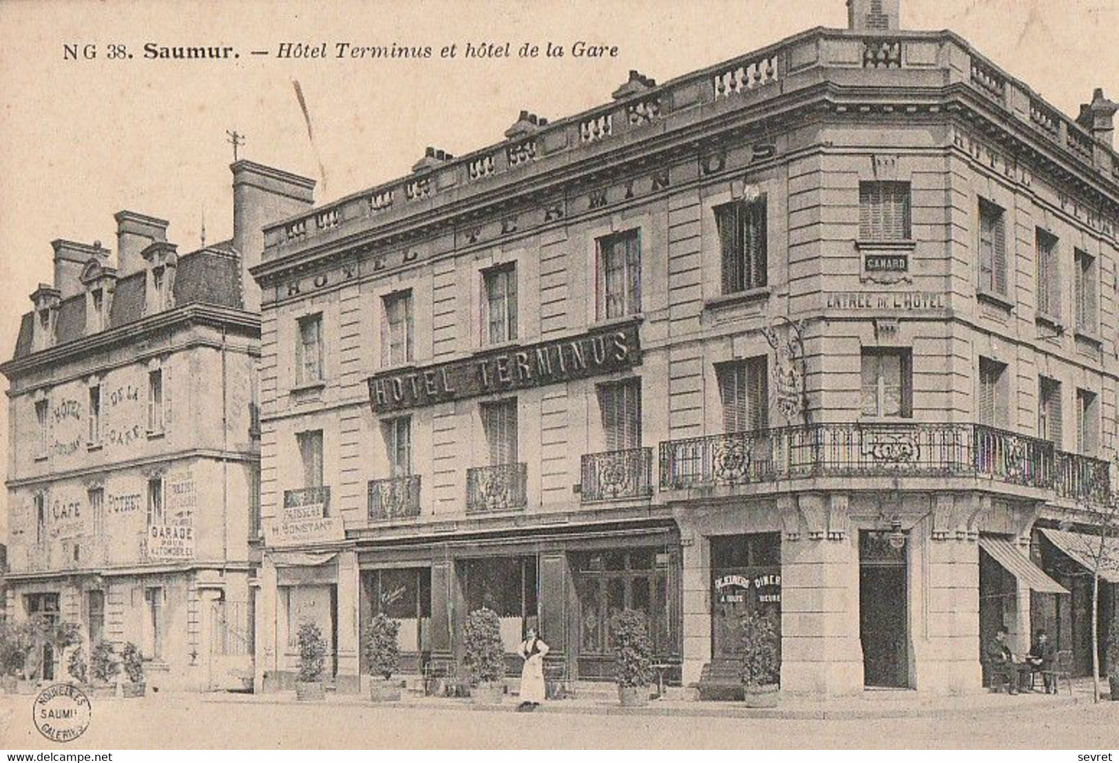 SAUMUR. - Hôtel Terminus Et Hôtel De La Gare - Saumur