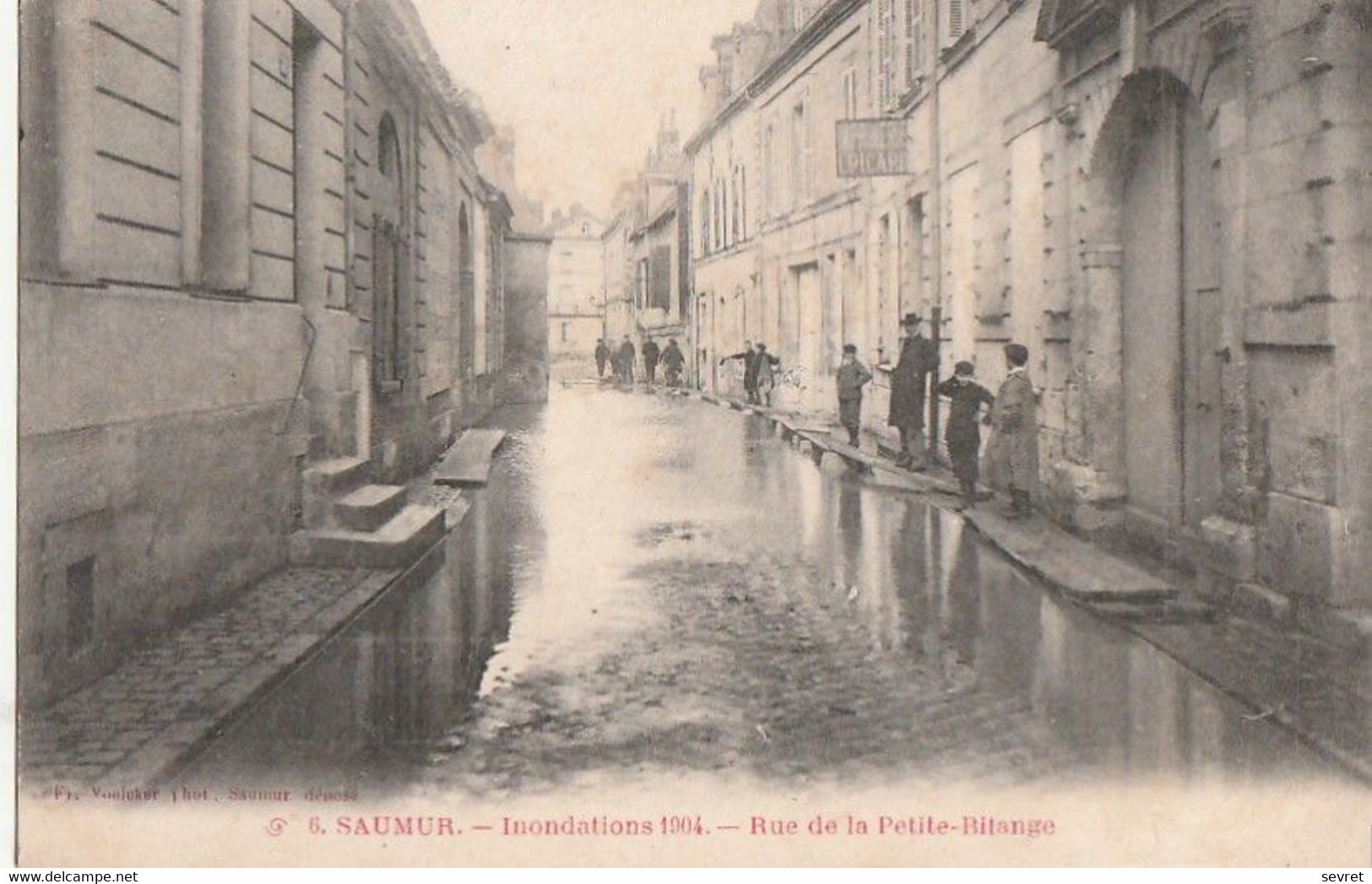 SAUMUR. - Inondations 1904.- Rue De La Petite-Bilange - Saumur