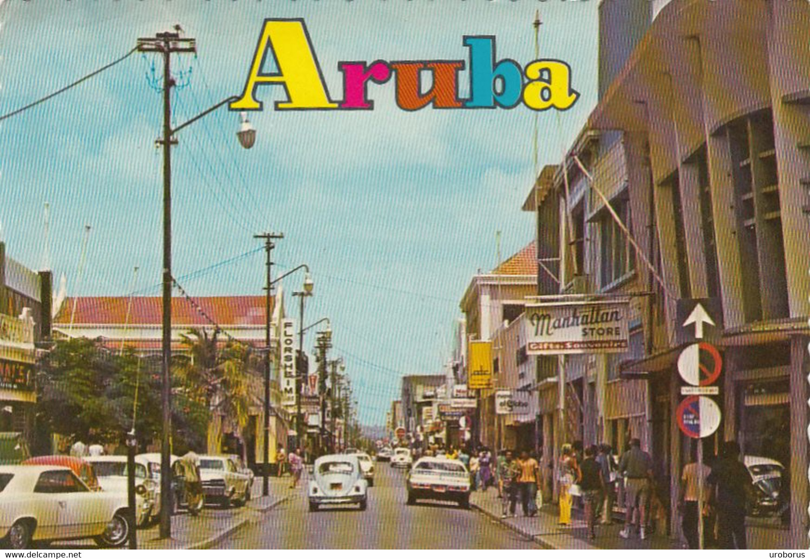 ARUBA - Nassaustreet Or Mainstreet Aruba's Busy Shopping Centre 1975 - Aruba