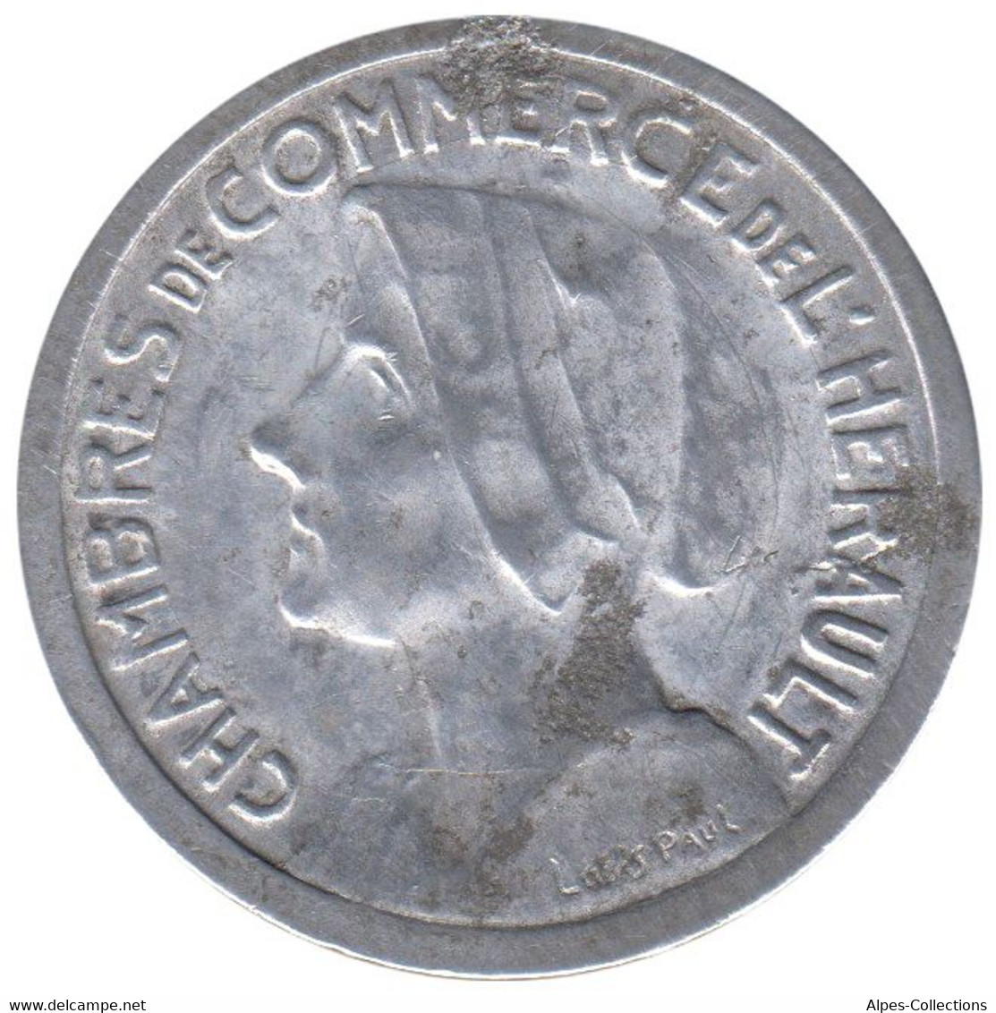 HERAULT - 02.11 - Monnaie De Nécessité - 25 Centimes 1921-1924 - Monétaires / De Nécessité