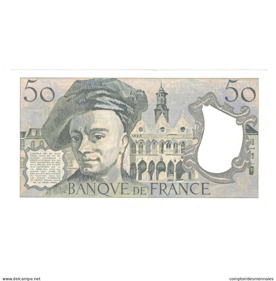 France, 50 Francs, Quentin De La Tour, 1982, Y.26 375433, NEUF, Fayette:67.8 - 50 F 1976-1992 ''Quentin De La Tour''