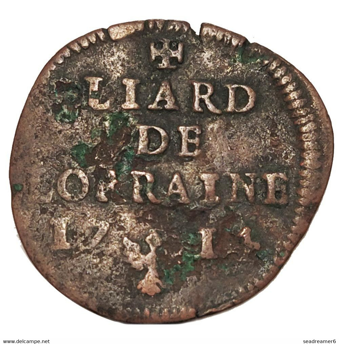 Pièce Royale - Léopold Ier Liard De Lorraine 1714 - Other & Unclassified