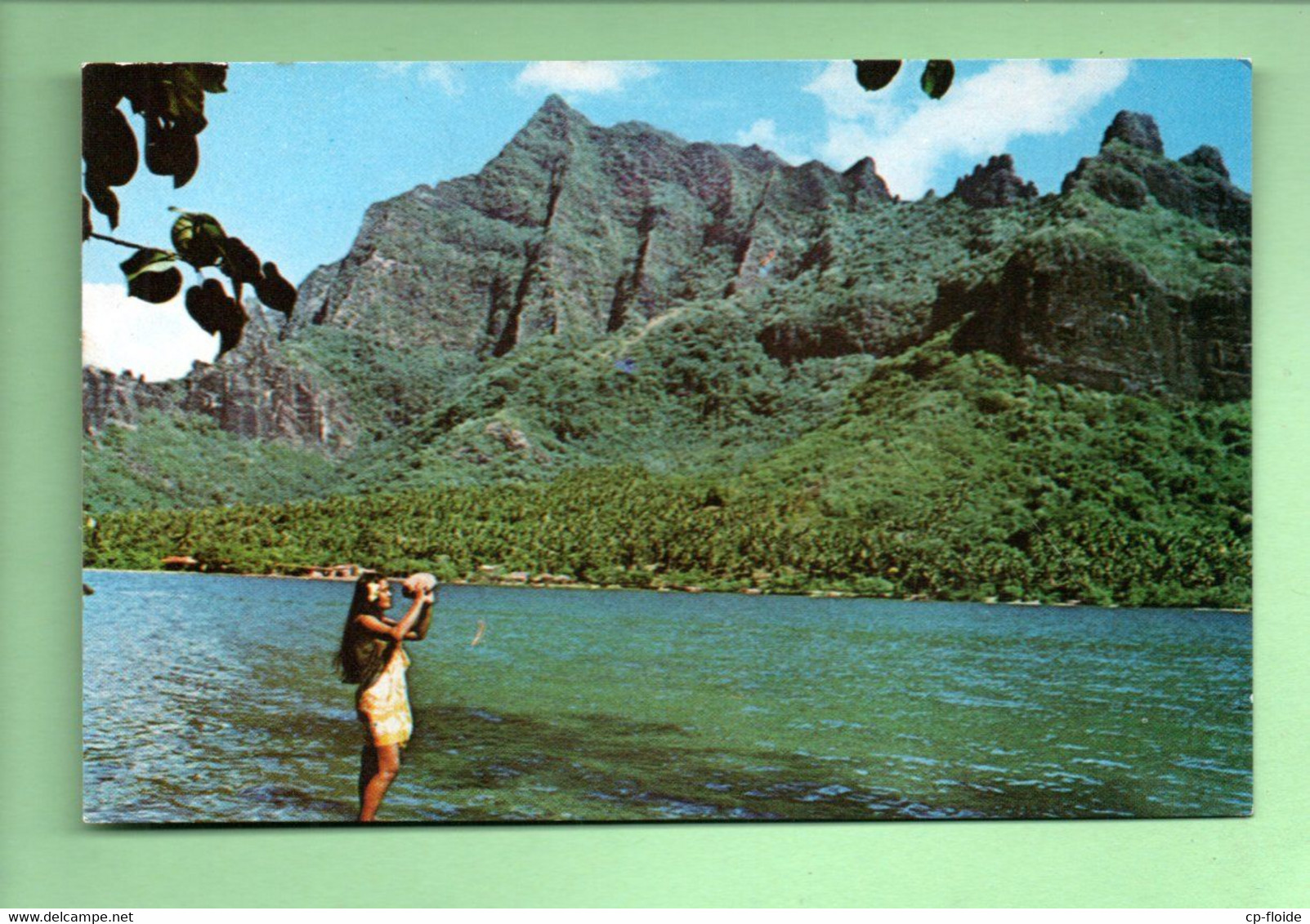 POLYNÉSIE FRANÇAISE . MOOREA . " RELIEF DÉCOUPÉ " - Réf. N°34228 - - Polynésie Française