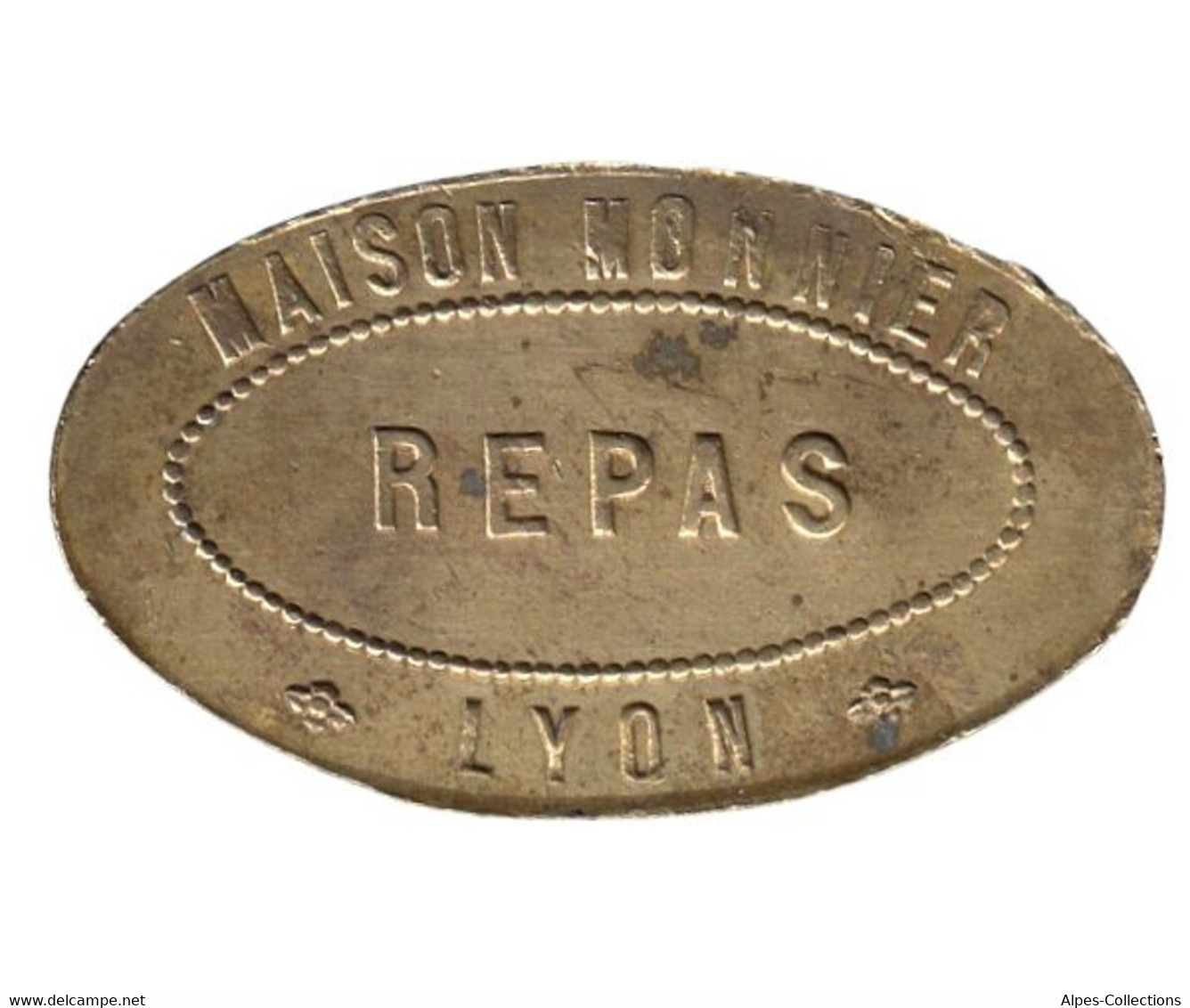 LYON - NR01 - Monnaie De Nécessité - Repas Maison Monnier - Monétaires / De Nécessité