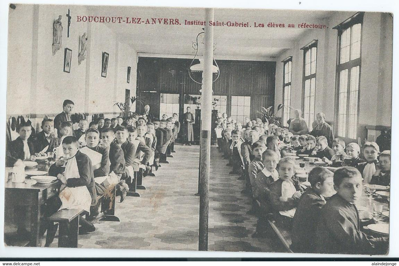 Boechout - Bouchout-Lez-Anvers - Institut Saint-Gabriël - Les élèves Au Réfectoire - Boechout