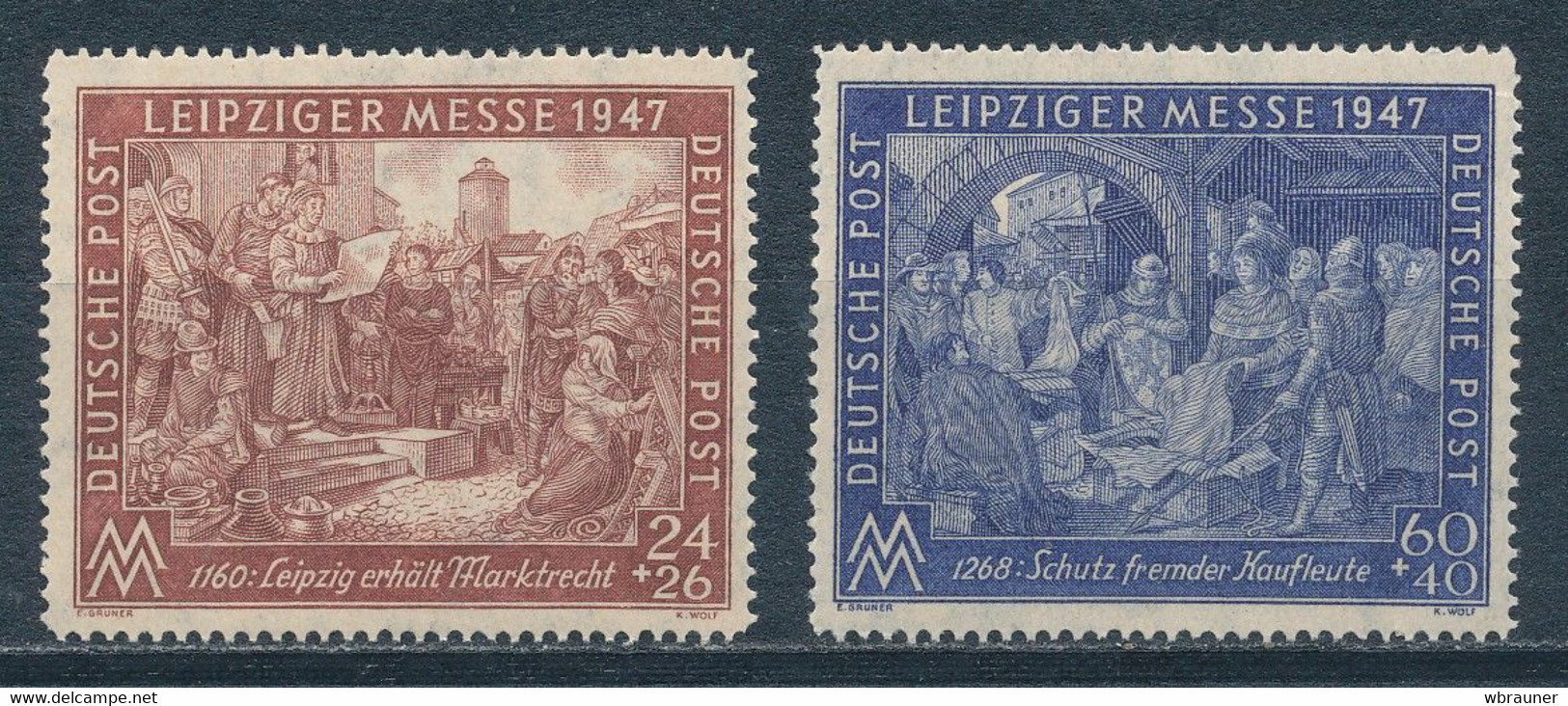 Alliierte Besetzung Gemeinschaftsausgaben 941/42 D ** Geprüft Schlegel Mi. 55,- - Other & Unclassified