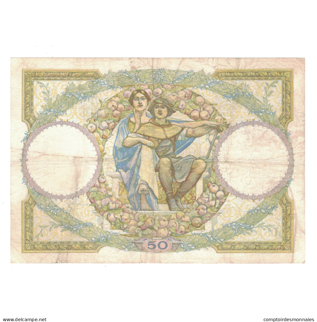 France, 50 Francs, Luc Olivier Merson, 1934, E.15633, TB+, Fayette:16.5 - 50 F 1927-1934 ''Luc Olivier Merson''