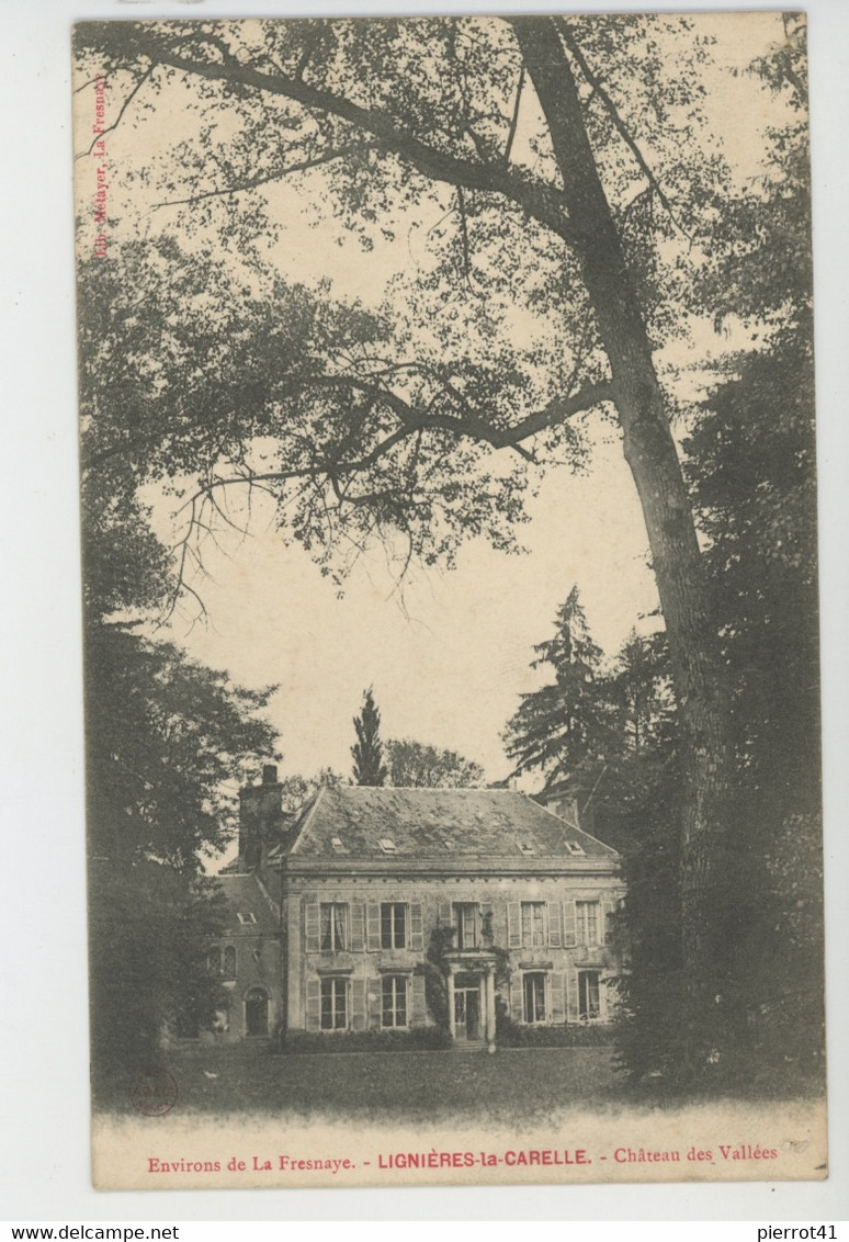 LA FRESNAYE (environs) - LIGNIERES LA CARELLE - Château Des Vallées - La Fresnaye Sur Chédouet