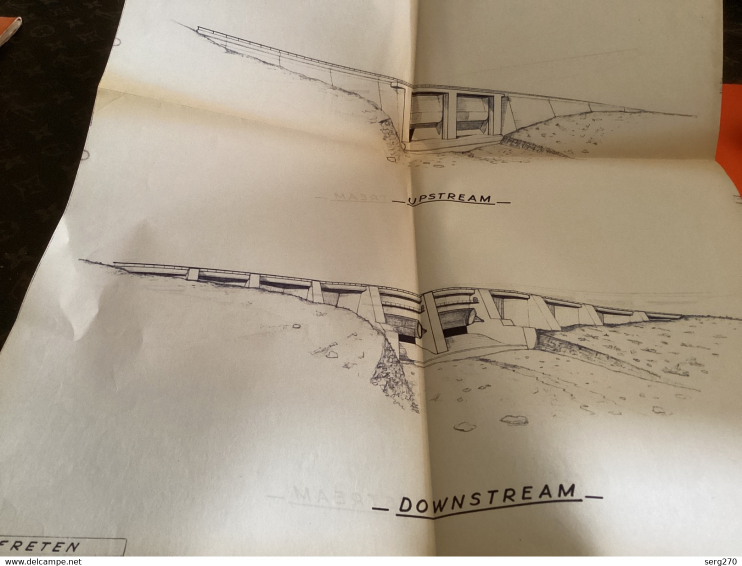 Plan   Boree Creek Caudal Dam  Gravity Dam With Overflow Spillway   Australie Australia) Barrage Archives - Opere Pubbliche