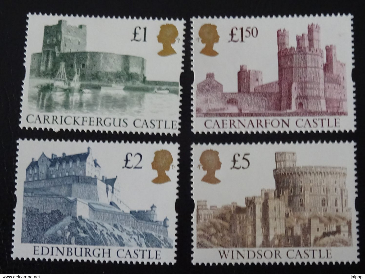 &3& GB CASTELS 1992, MI 1396/1399, YT 1615/1618 MNH** PERFECT. CHATEAUX. - Unused Stamps