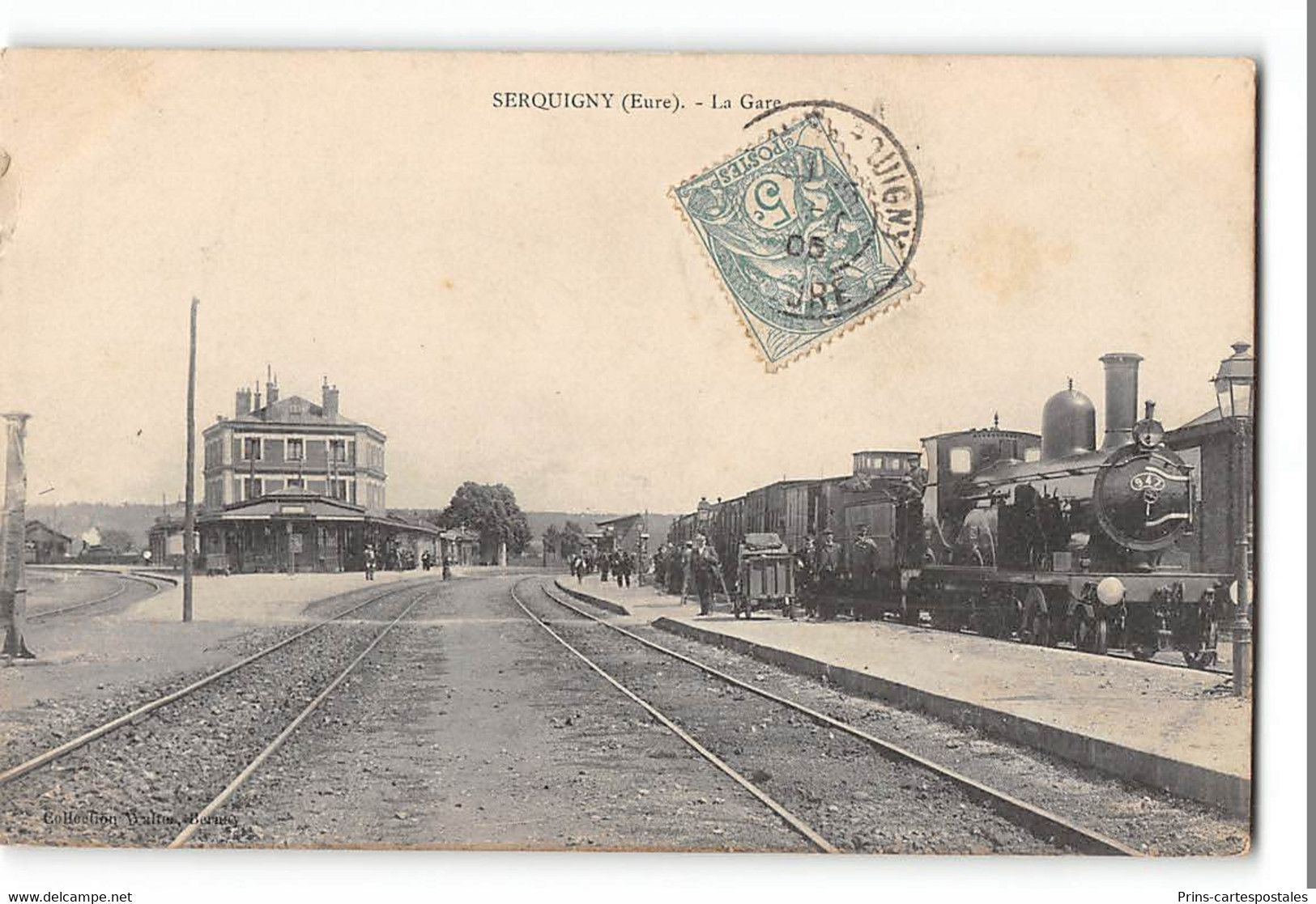 CPA 27 Serquigny La Gare Train - Serquigny