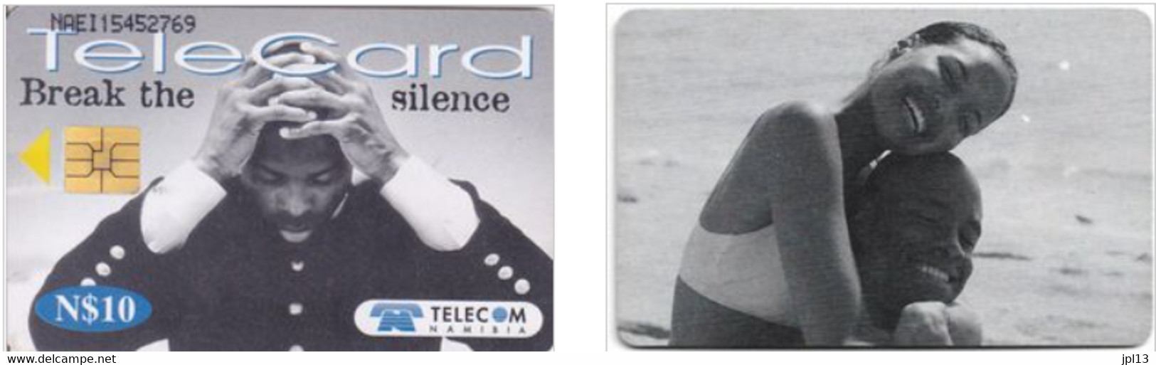 Carte à Puce - Namibie - Telecom Namibia  - Break The Silence - Man And Woman - Namibia