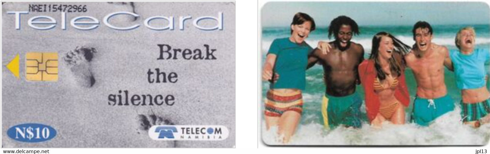 Carte à Puce - Namibie - Telecom Namibia  - Break The Silence - Young Boys And Girls 2 - Namibia