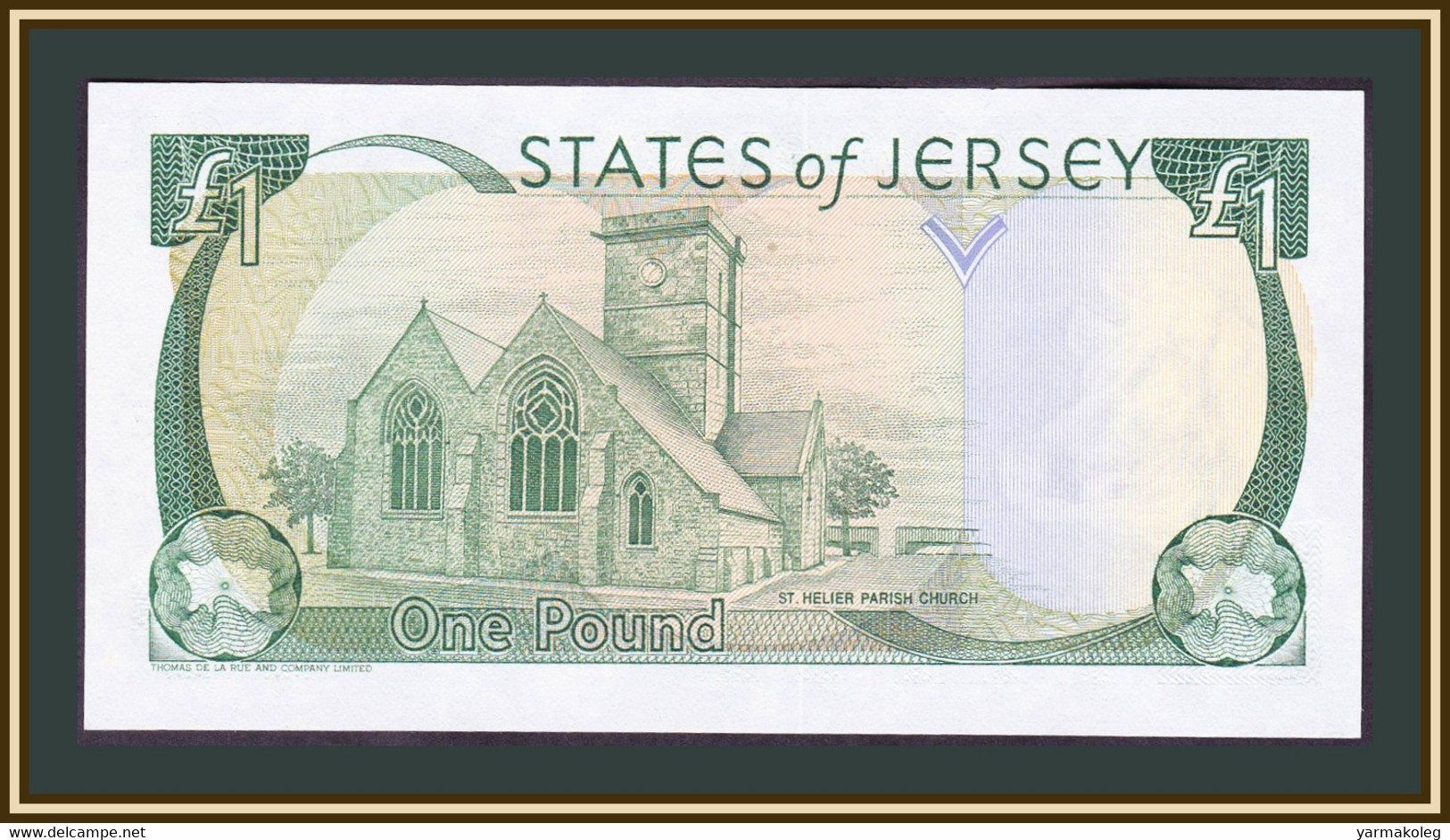 Jersey 1 Pound 1989 P-15 (15a) UNC - Jersey