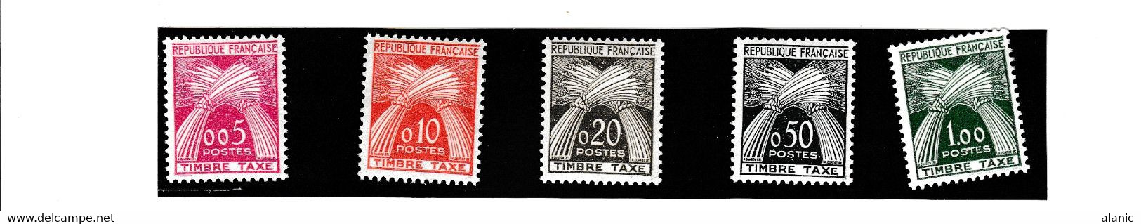 Taxes/N°90 à 94 NEUFS SANS CHARNIERE** - 1960-.... Mint/hinged