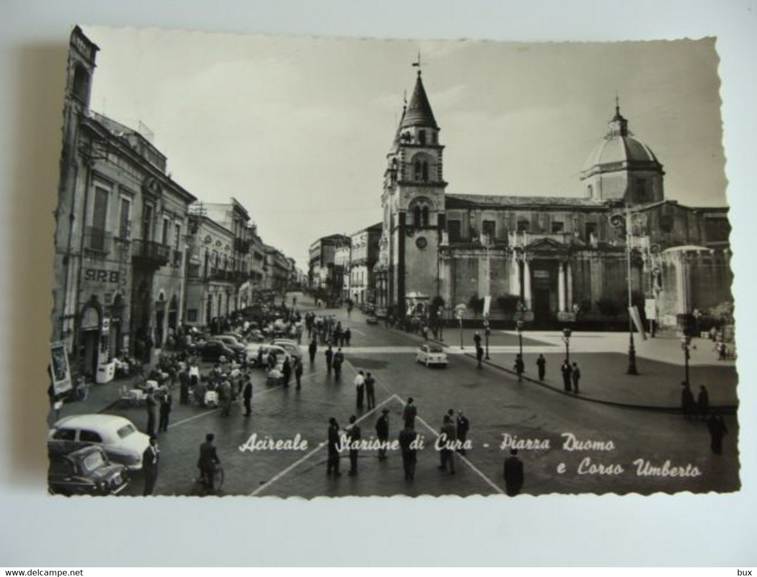 ACIREALE STAZIONE DI CURA ANIMATA   CATANIA  SICILIA   VIAGGIATA COME DA FOTO  Immagine  Lucida - Acireale