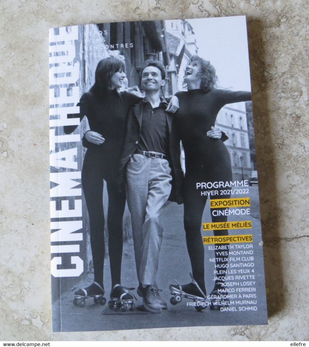 Cinema Programme Contemporain Cinémathèque Française Yves Montand, Jacques Rivette, Joseph Losey,  Ferrerri 127 Pages - Programs