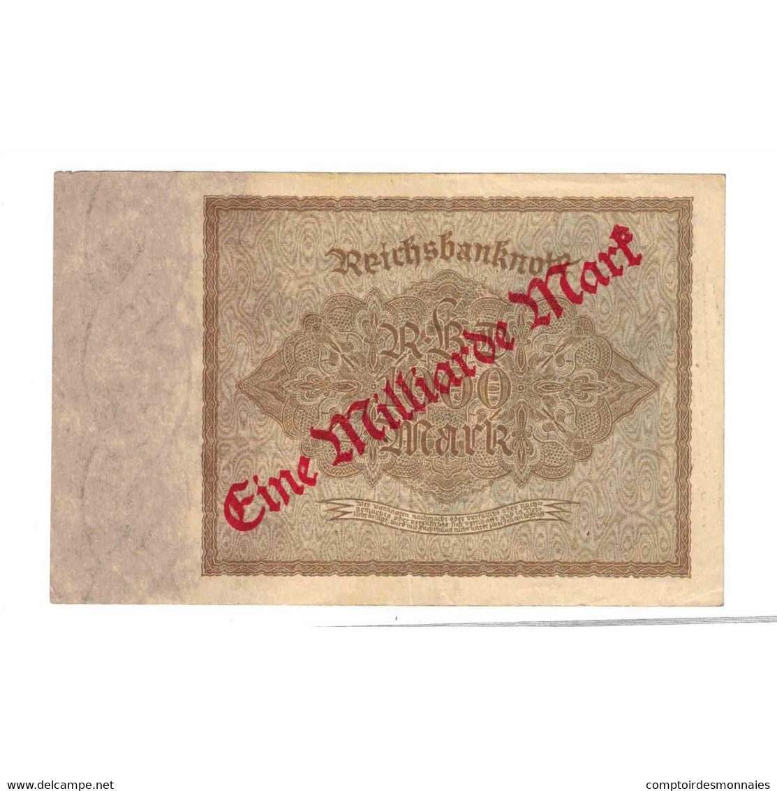 Billet, Allemagne, 1 Milliarde Mark On 1000 Mark, 1922, 1922-12-15, KM:113a, SUP - 1 Milliarde Mark