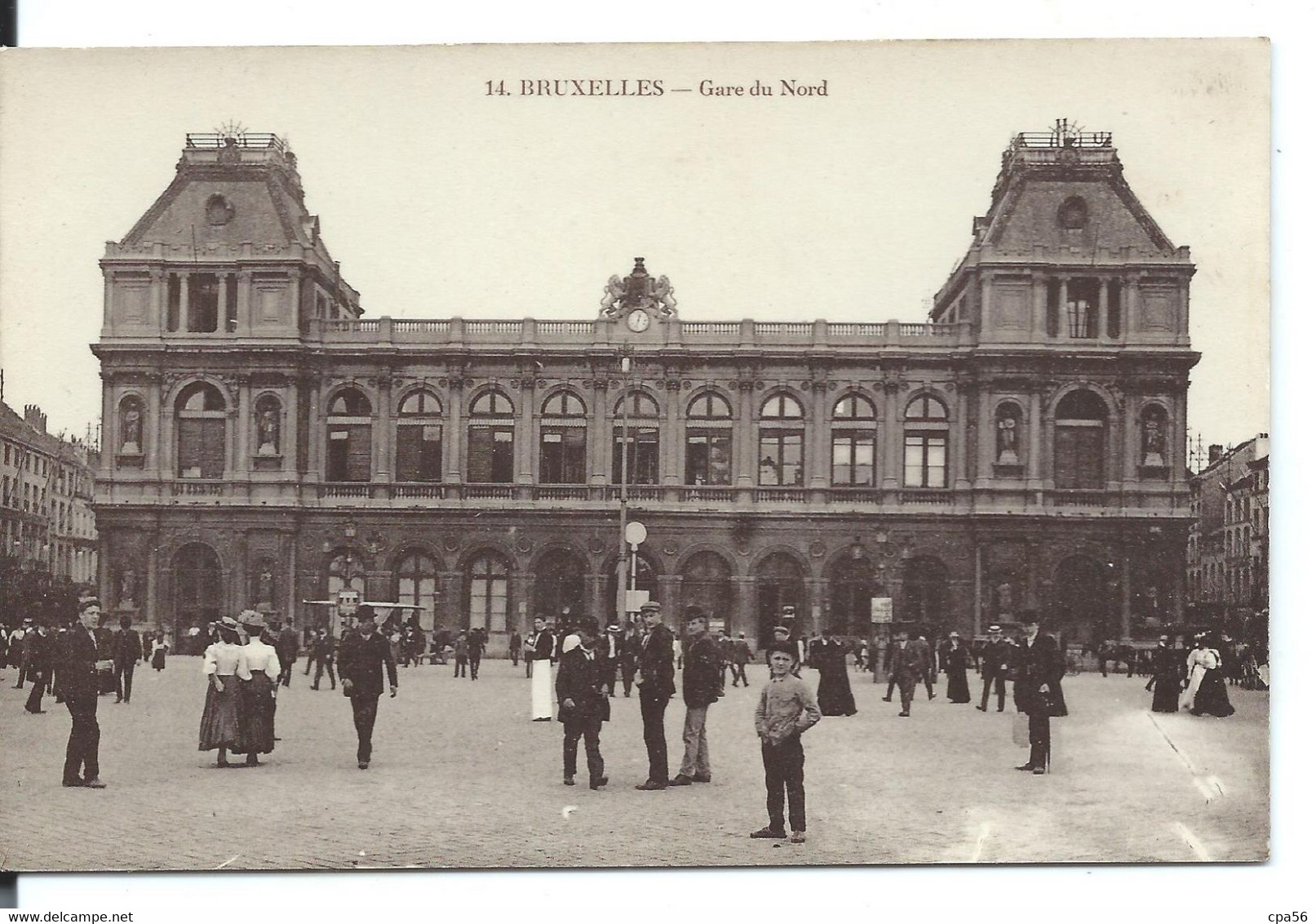 BRUXELLES - GARE Du Nord - Ferrovie, Stazioni