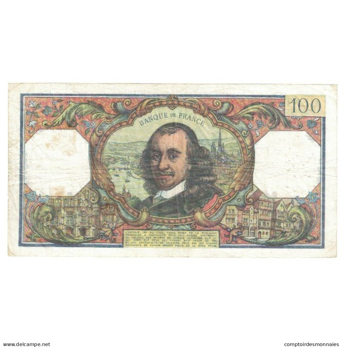 France, 100 Francs, Corneille, 1977, D.1092, TTB, Fayette:65.58, KM:149f - 100 F 1964-1979 ''Corneille''