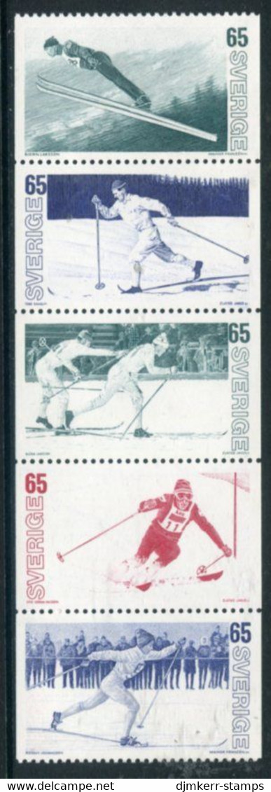 SWEDEN 1974 Ski Sports  MNH / **.  Michel 836-40 - Ongebruikt