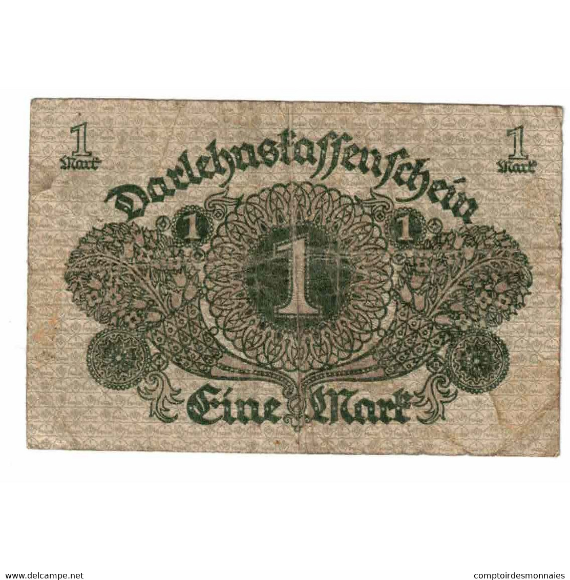Billet, Allemagne, 1 Mark, KM:58, TB - 1 Rentenmark