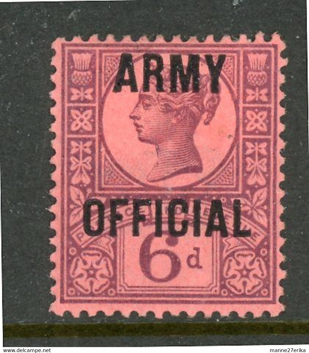 Great Britain MH 1901 Army Official - Unused Stamps