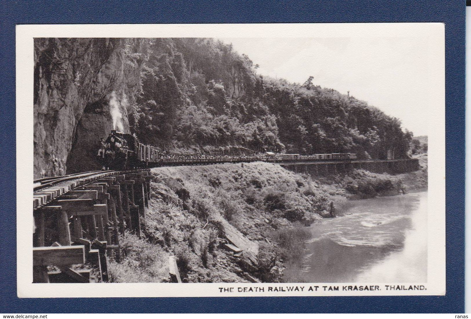 CPA Siam Carte Photo Thaïlande Asie Non Circulé Chemin De Fer Train - Thaïland