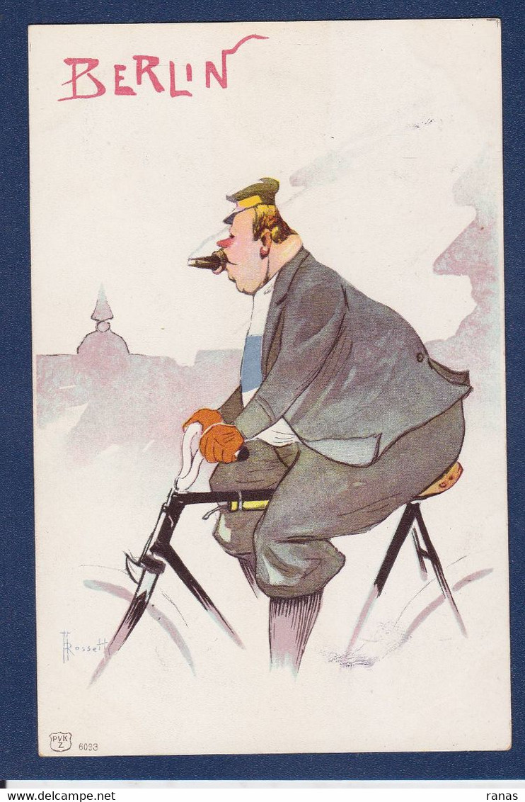 CPA Rossetti Illustrateur Vélo Cycle Bicyclette Art Nouveau Non Circulé Berlin Allemagne - Cina