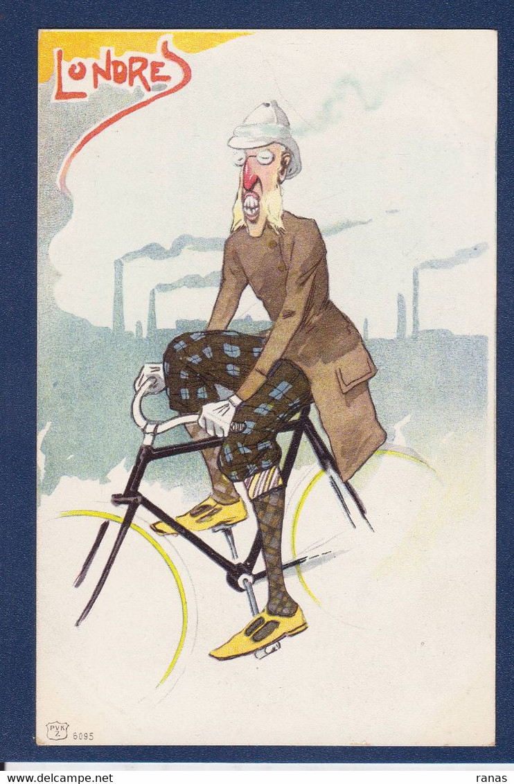 CPA Rossetti Illustrateur Vélo Cycle Bicyclette Art Nouveau Non Circulé Londres Angleterre - China