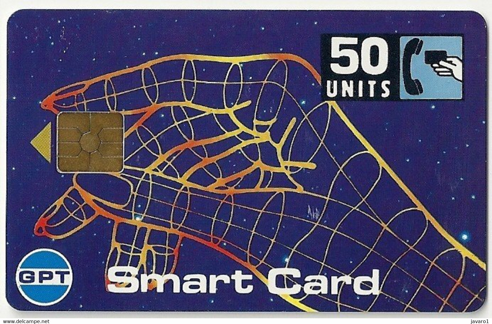 GPT DEMO : P19 'SMART CARD'  50 U. GPT Hand With Chip ( Batch: 50/GPT/5090) USED - [ 5] Eurostar, Cardlink & Railcall