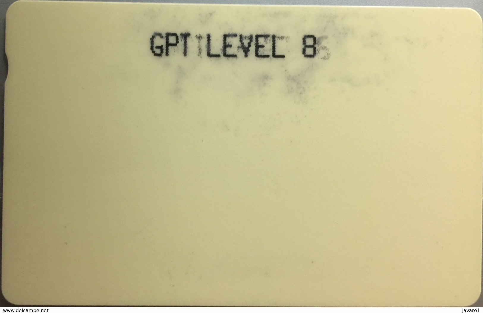 GPT DEMO : L08 White Card+GPT LEVEL 8  2GPTE ( Batch: 2GPTE000498) USED - Eurostar, Cardlink & Railcall