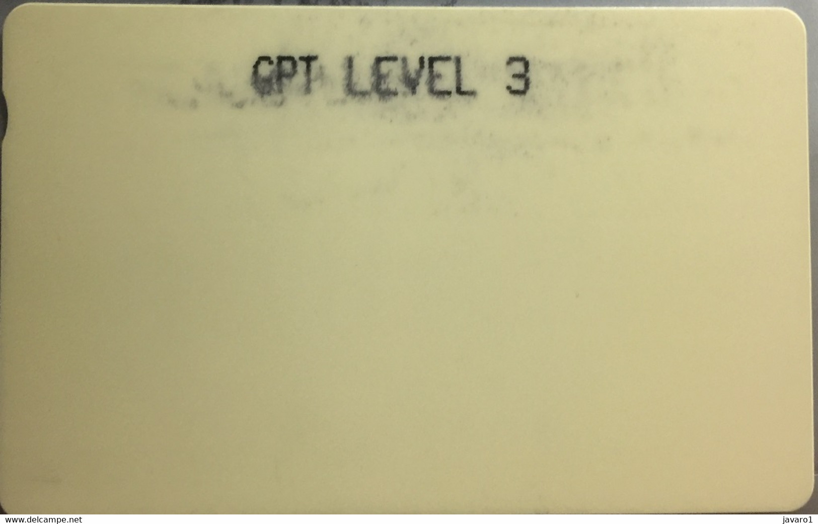 GPT DEMO : L03 White Card+GPT LEVEL 3 2GPTC For CYPRUS ( Batch: 2GPTC000499) USED - [ 5] Eurostar, Cardlink & Railcall