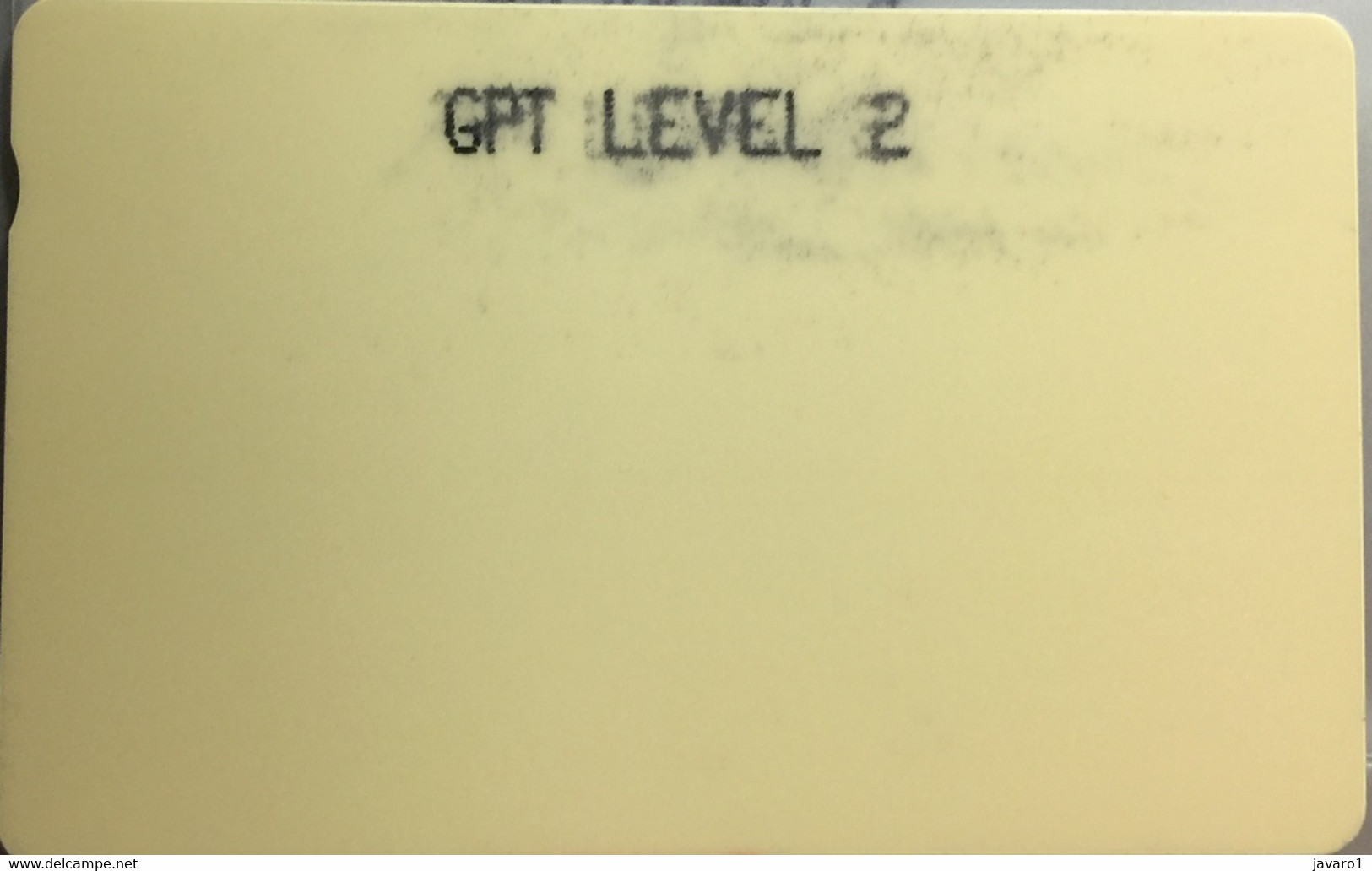 GPT DEMO : L02 White Card+GPT LEVEL 2 2GPTB For CYPRUS ( Batch: 2GPTB000694) USED - Eurostar, Cardlink & Railcall