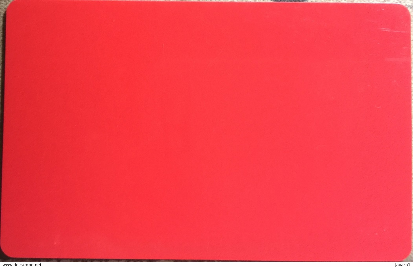 GPT DEMO : RED GPT RED MAGNETIC STRIP Card ( Batch: -) USED - Eurostar, Cardlink & Railcall